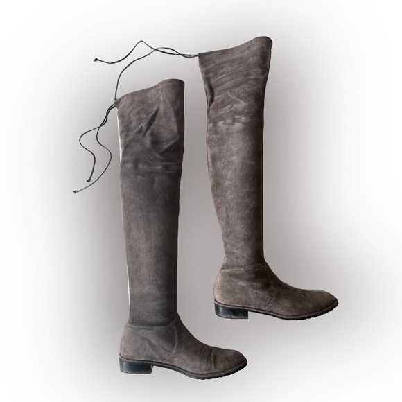 Stuart Weitzman Lowland Boot 6.5M Londra Suede - Picture 4 of 15